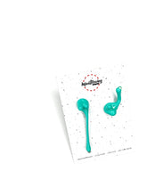 Load image into Gallery viewer, HABITAT Fluid Spill Studs Turquoise 1