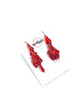 Load image into Gallery viewer, HABITAT Earrings Illusions Red
