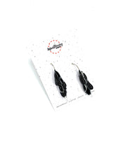 Load image into Gallery viewer, HABITAT Earrings Illusions Black