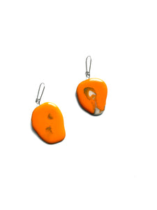 Memoria Doble Earrings Turquoise Orange